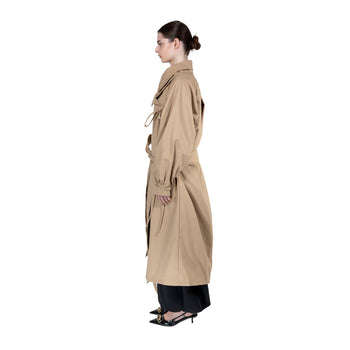 BEIGE TRENCH COAT - "THE BED".