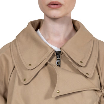 BEIGE TRENCH COAT - "THE BED".