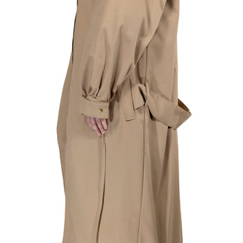 BEIGE TRENCH COAT - "THE BED".