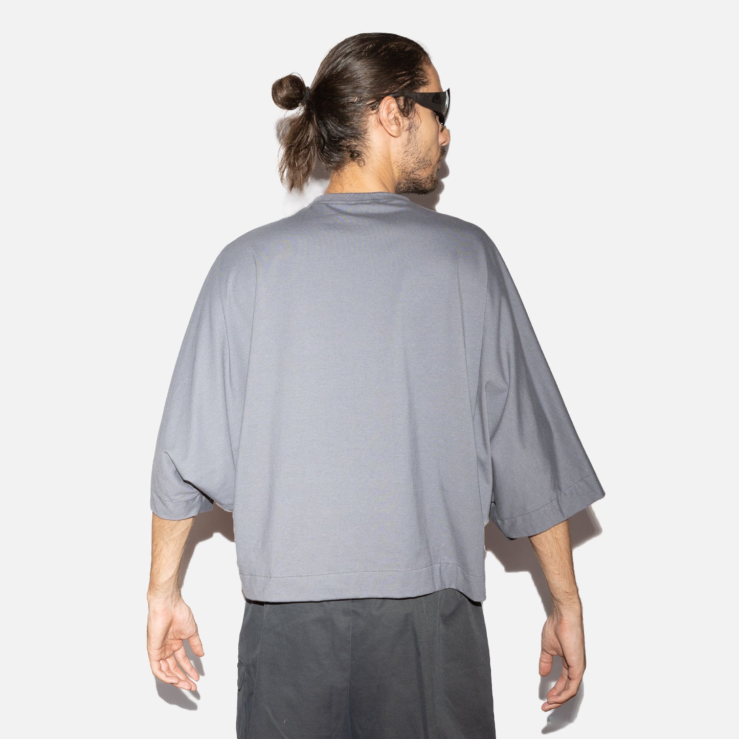 OVERSIZE CROPPED BAT T-SHIRT