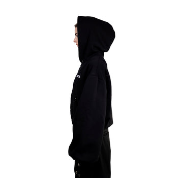 AILE CRYSTALS ZIPPER HOODIE - "THE BED".