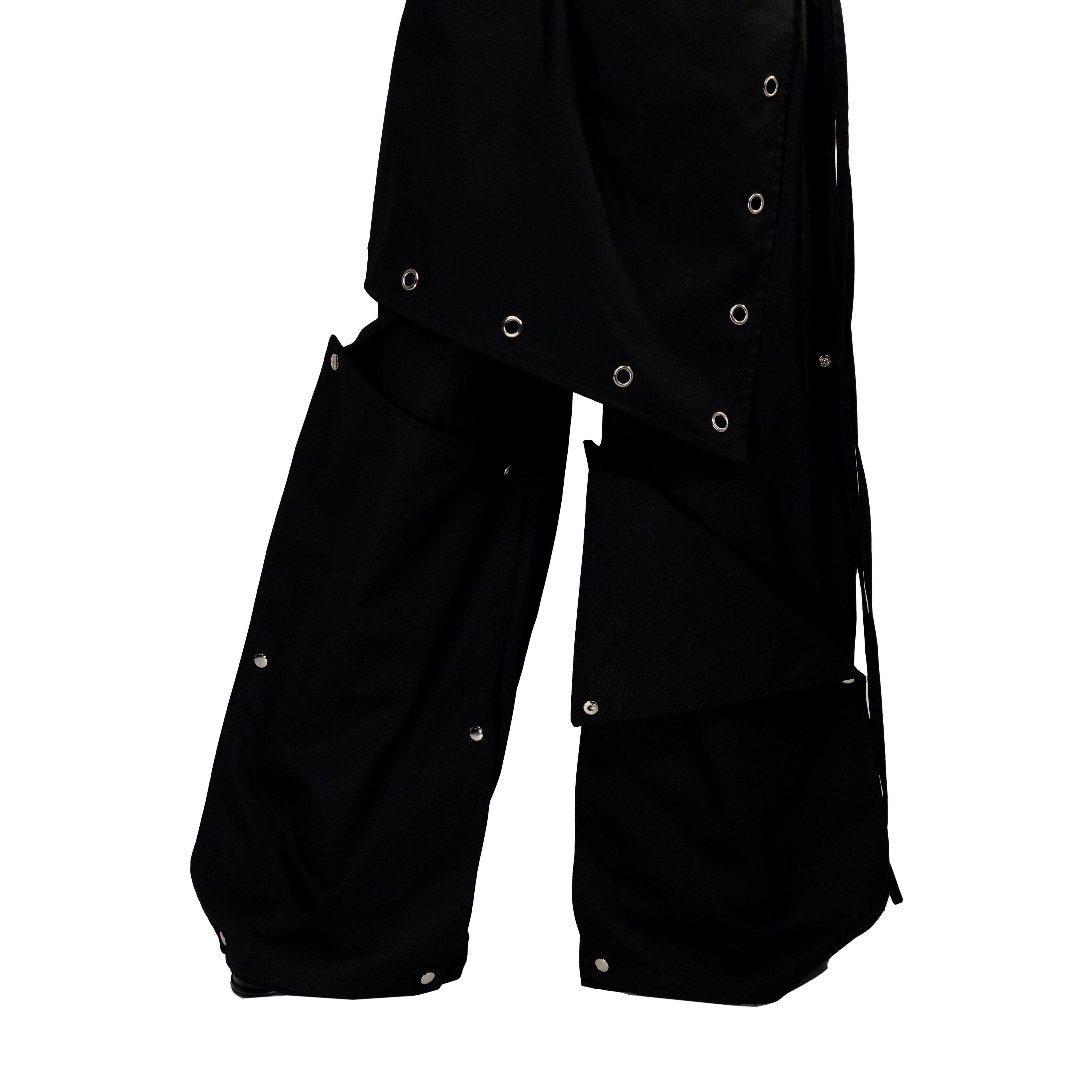 SKIRT-PANTS WITH HOLES - "THE BED".