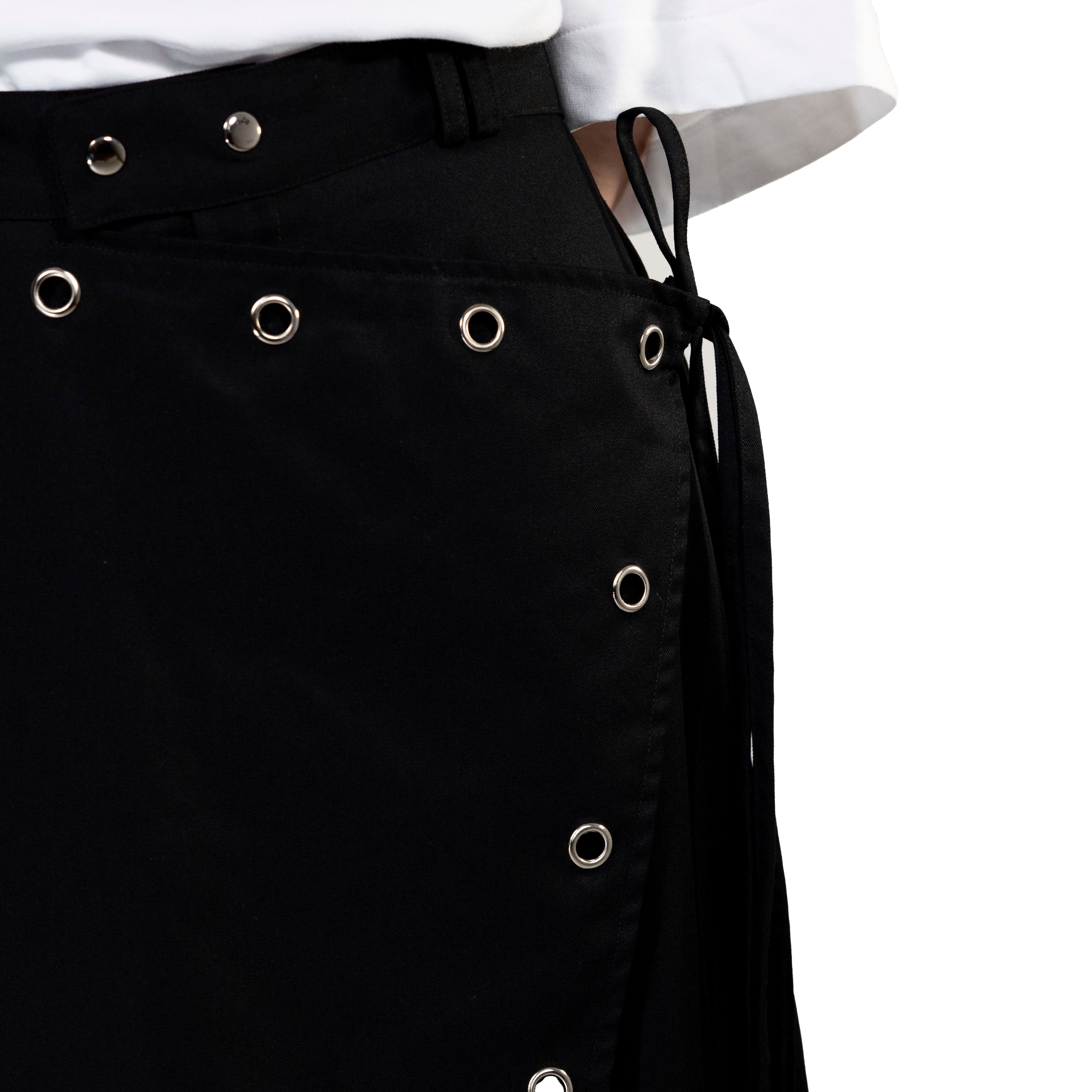 SKIRT-PANTS WITH HOLES - "THE BED".