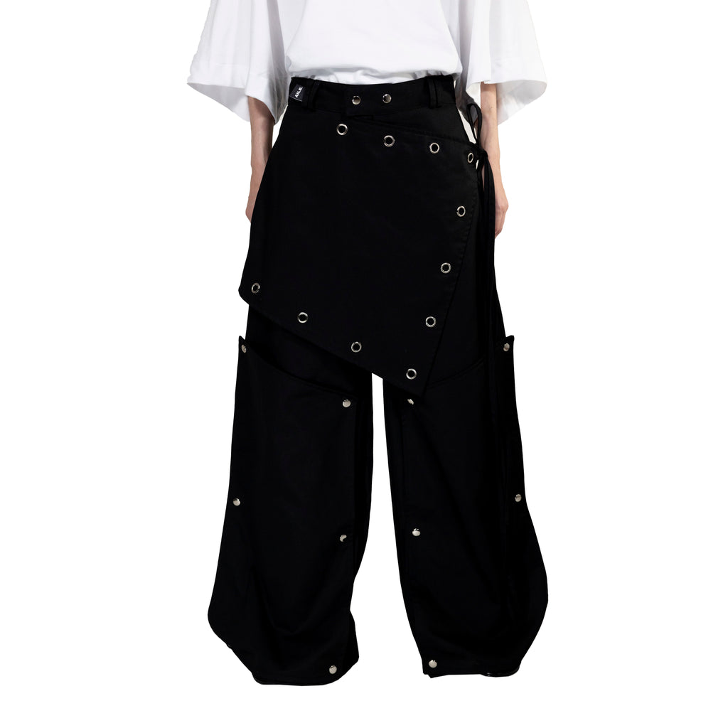 SKIRT-PANTS WITH HOLES - "THE BED".