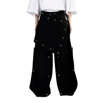 SKIRT-PANTS WITH HOLES - "THE BED".