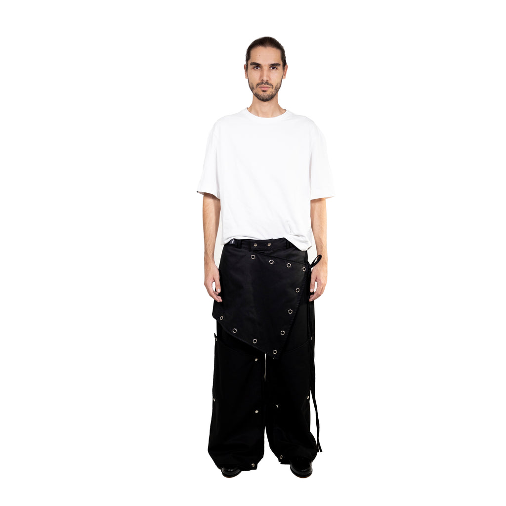 SKIRT-PANTS WITH HOLES - "THE BED".