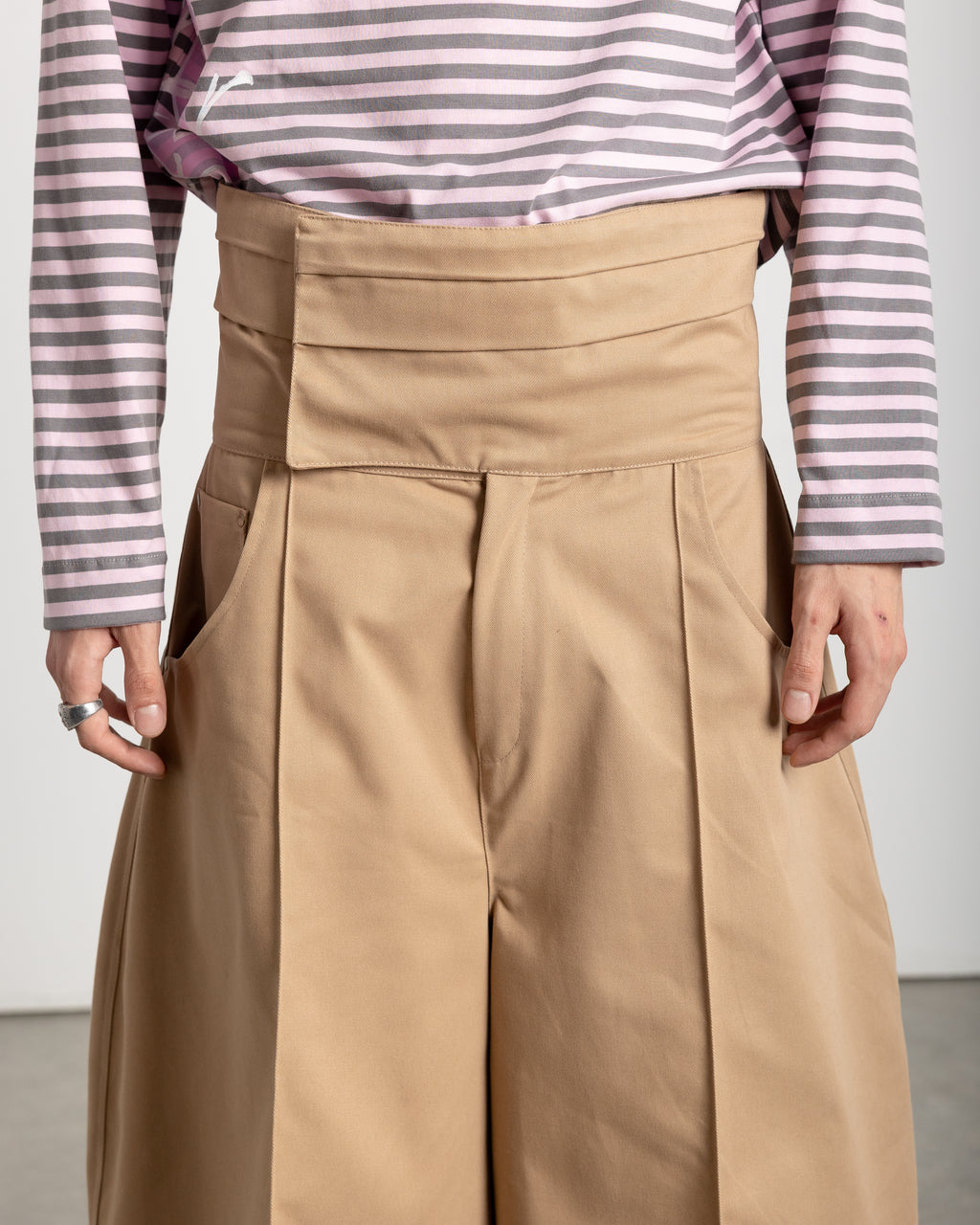 All of our garments are designed, patterned, cut, sewn, and finished by hand in a small atelier in Vigo, crafted by professionals with over 25 years of experience in the fashion industry.AILE