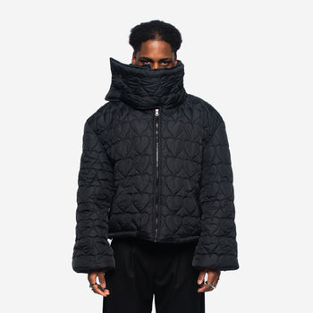 BLACK HEARTS PUFFER