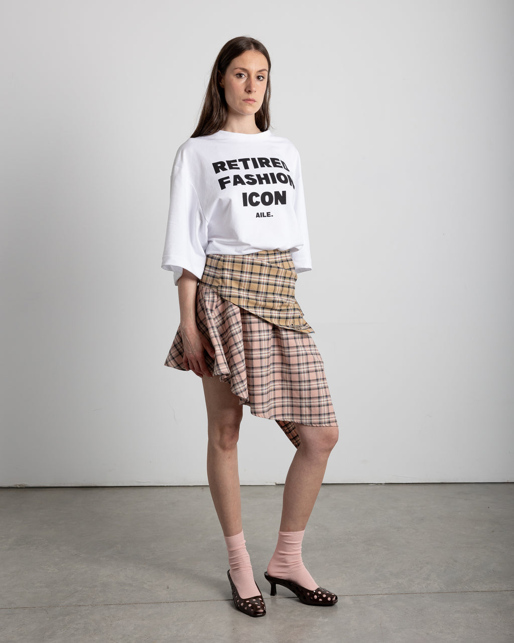 PLAID SKIRT