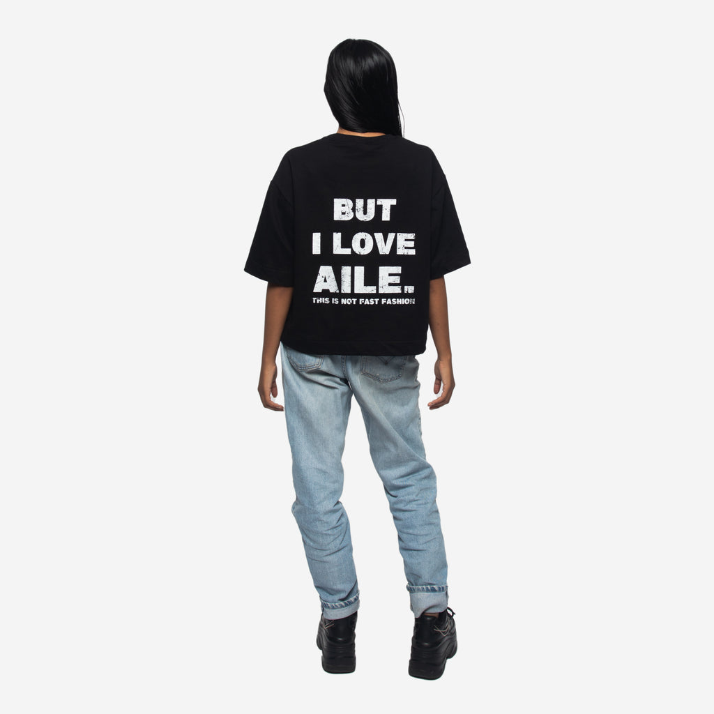 I HATE FASHION T-SHIRT IN BLACK