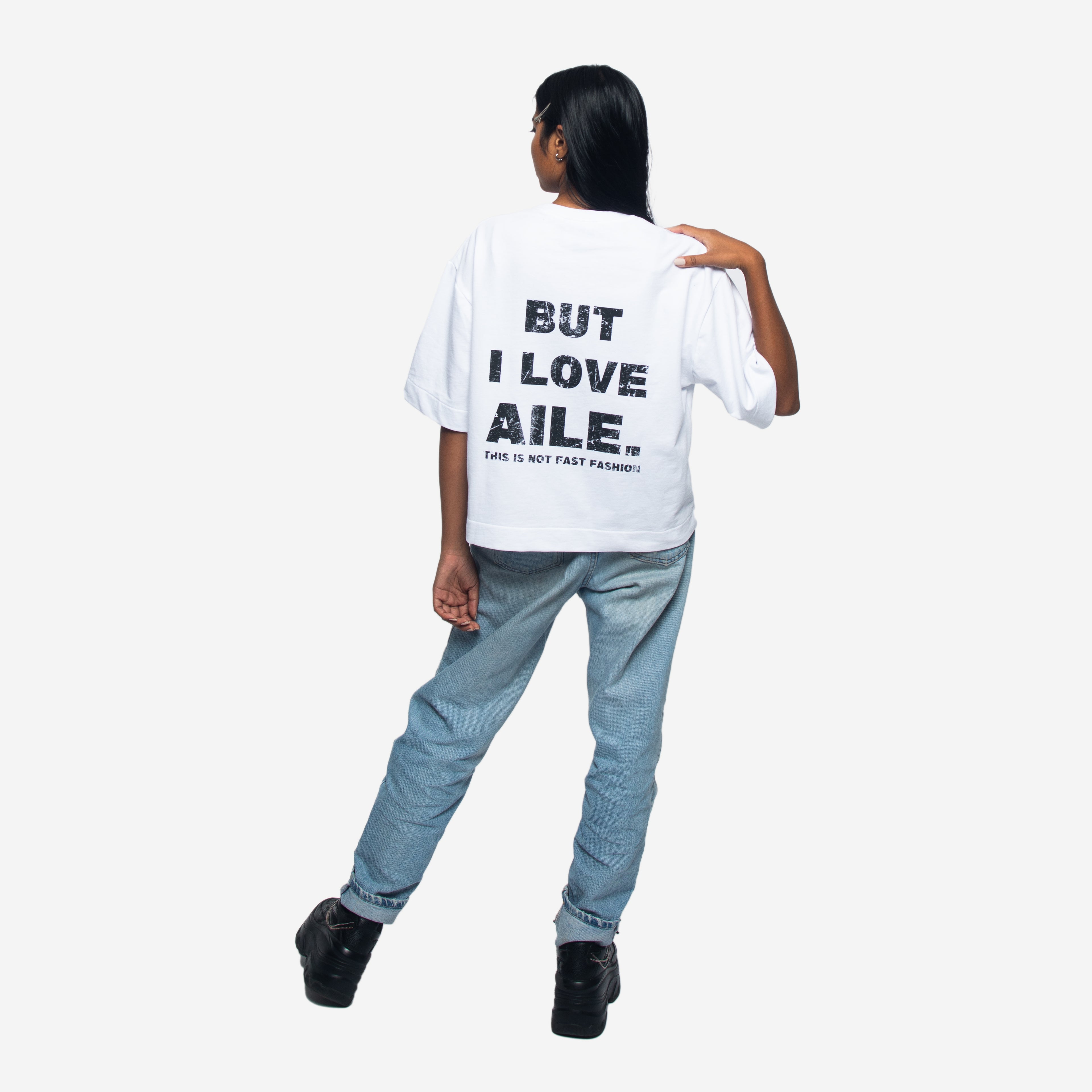 I HATE FASHION T-SHIRT IN WHITE