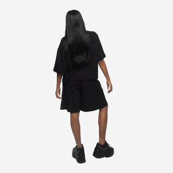 OVERSIZE CROPPED HOLES T-SHIRT