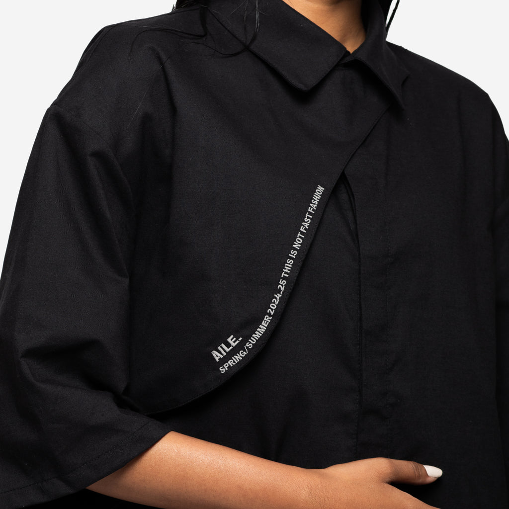 OVERSIZE SHIRT IN BLACK