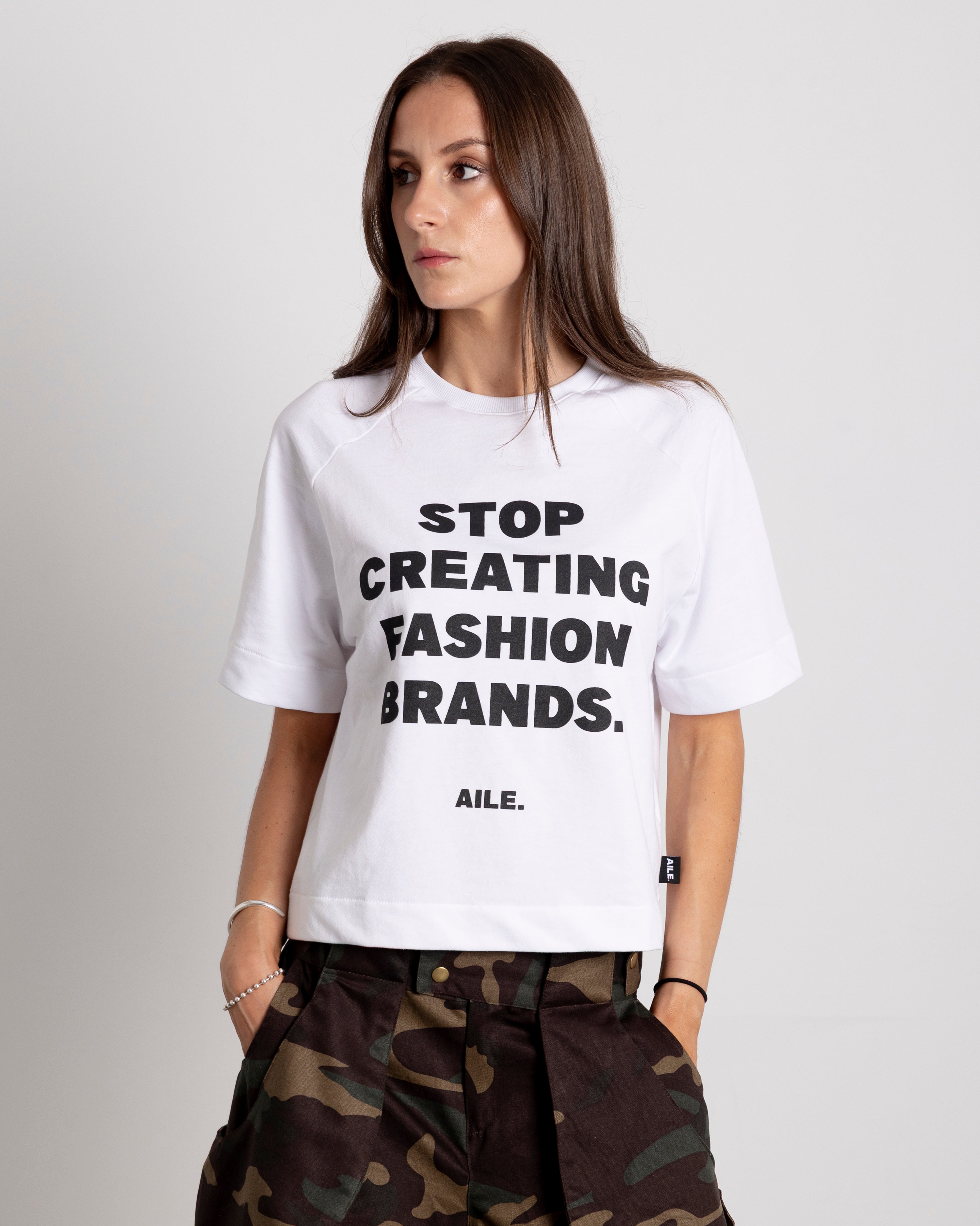 STOP CREATING FASHION BRANDS TEE