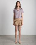 RANGLAN DOUBLE STRIPED POLO