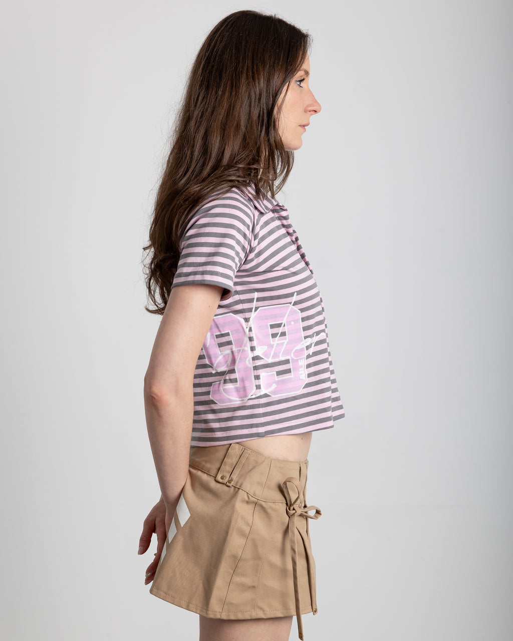 RANGLAN DOUBLE STRIPED POLO