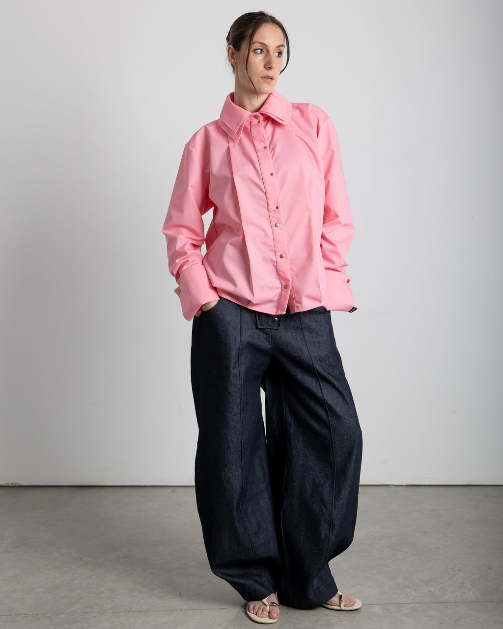 PINK SIGNATURE SHIRT - FLAMINGO