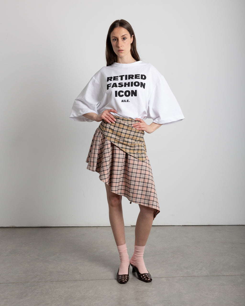 PLAID SKIRT