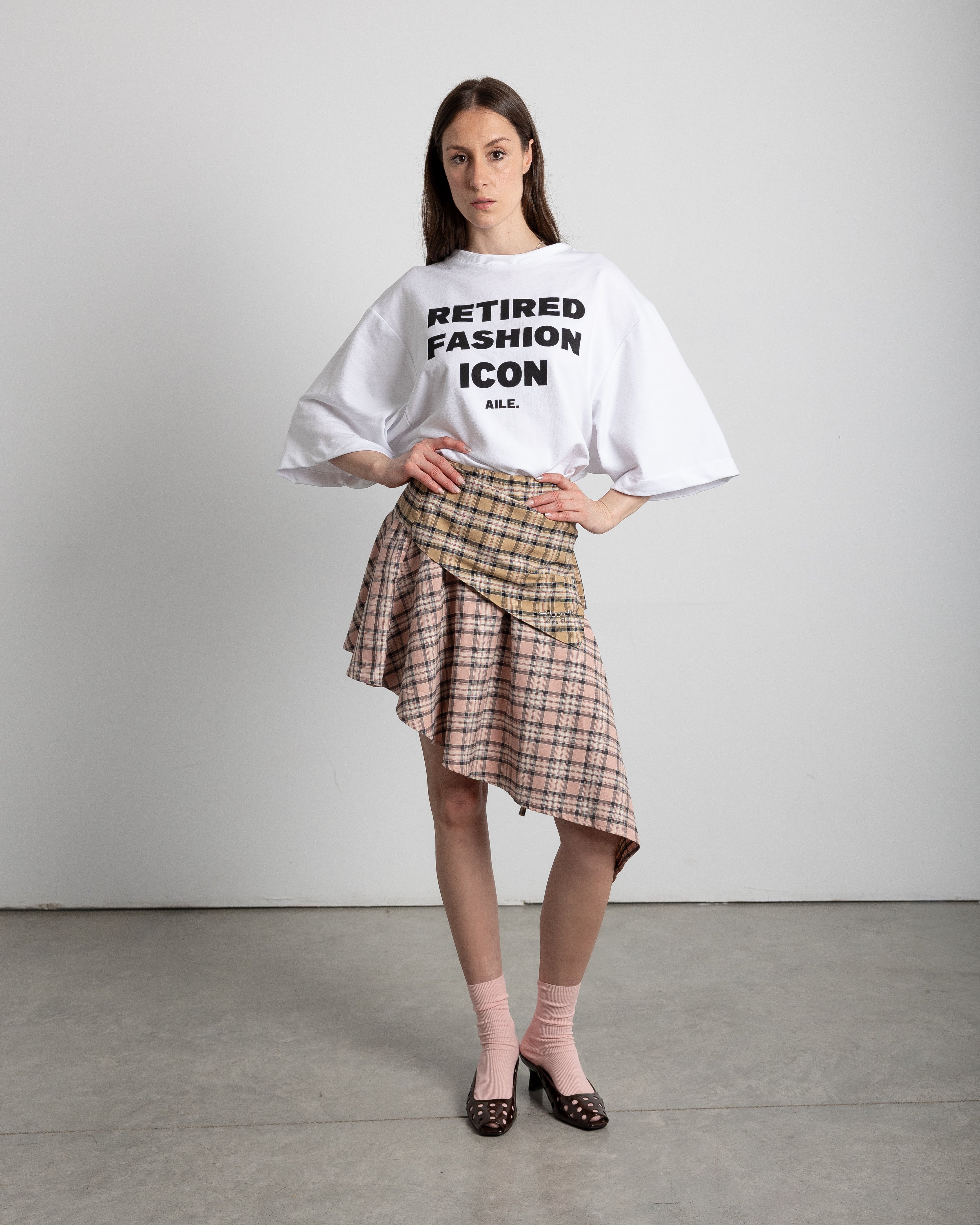 PLAID SKIRT