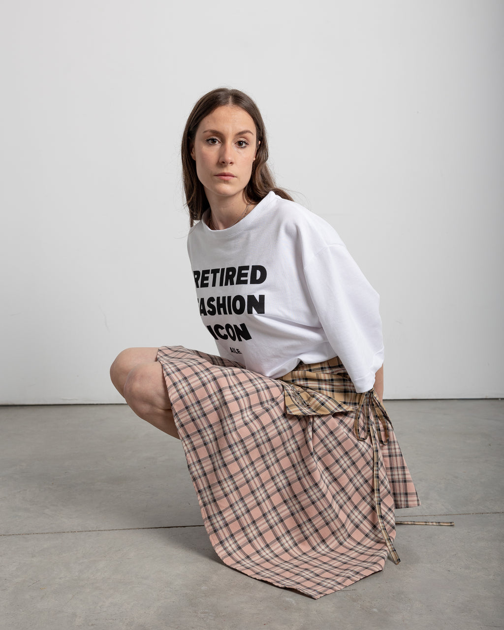 PLAID SKIRT