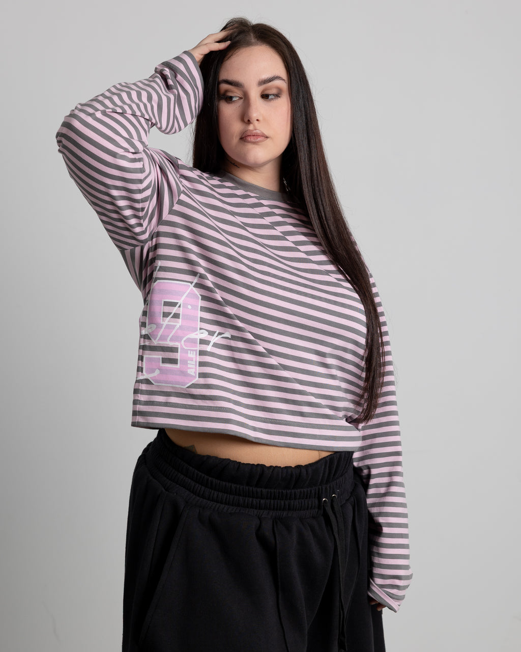 LONG-SLEEVED STRIPED T-SHIRT