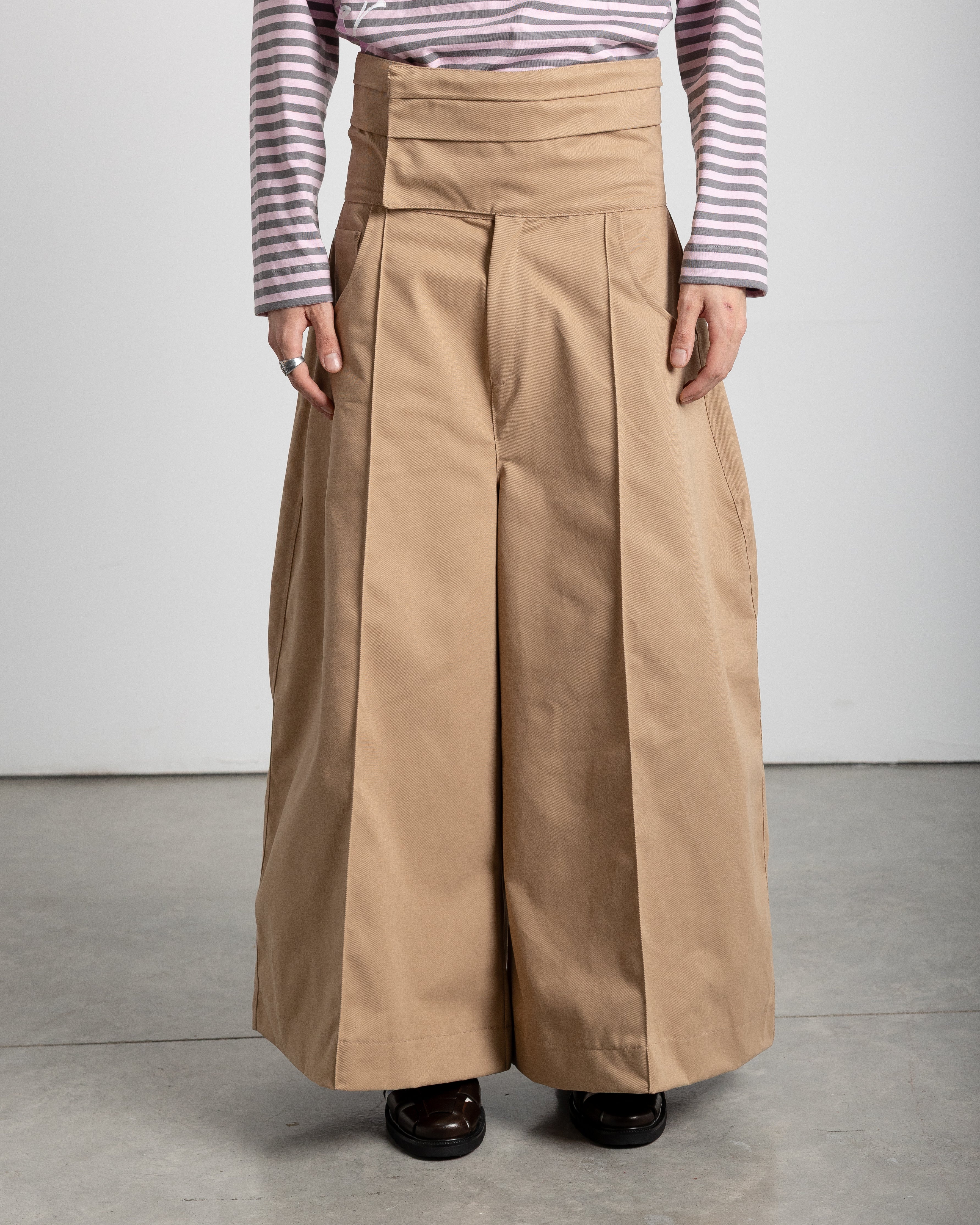 BEIGE SUIT PANTS