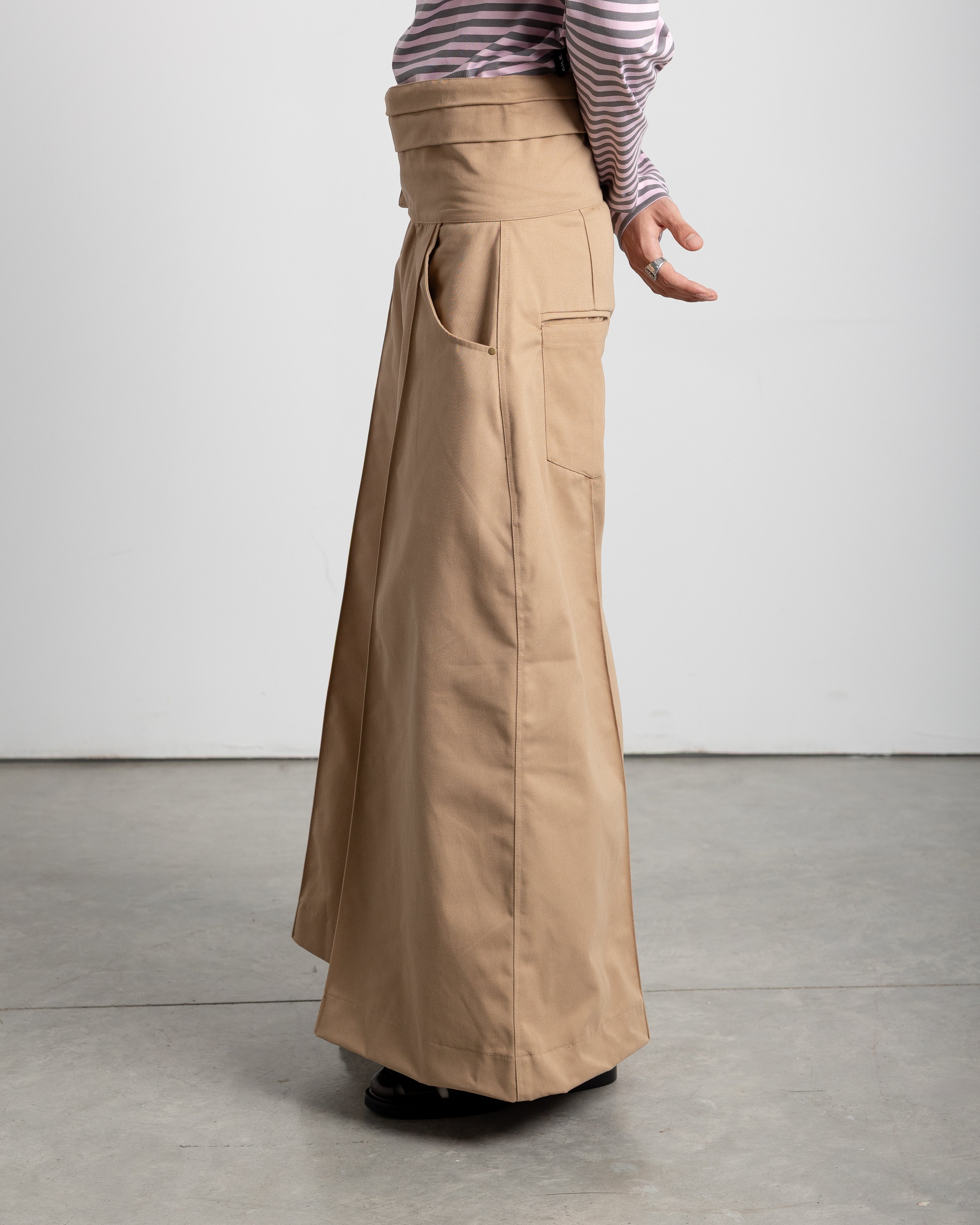 BEIGE SUIT PANTS