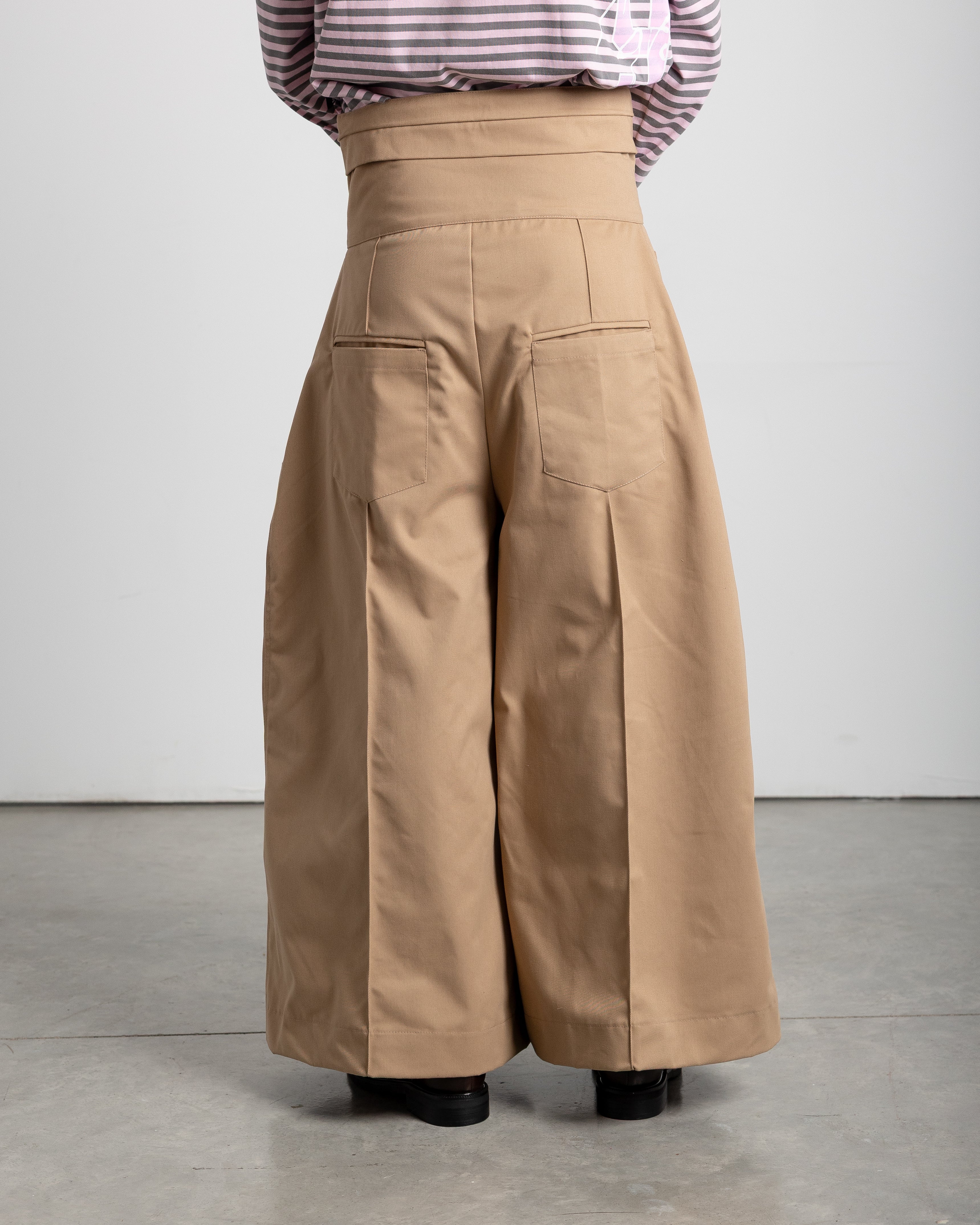 BEIGE SUIT PANTS