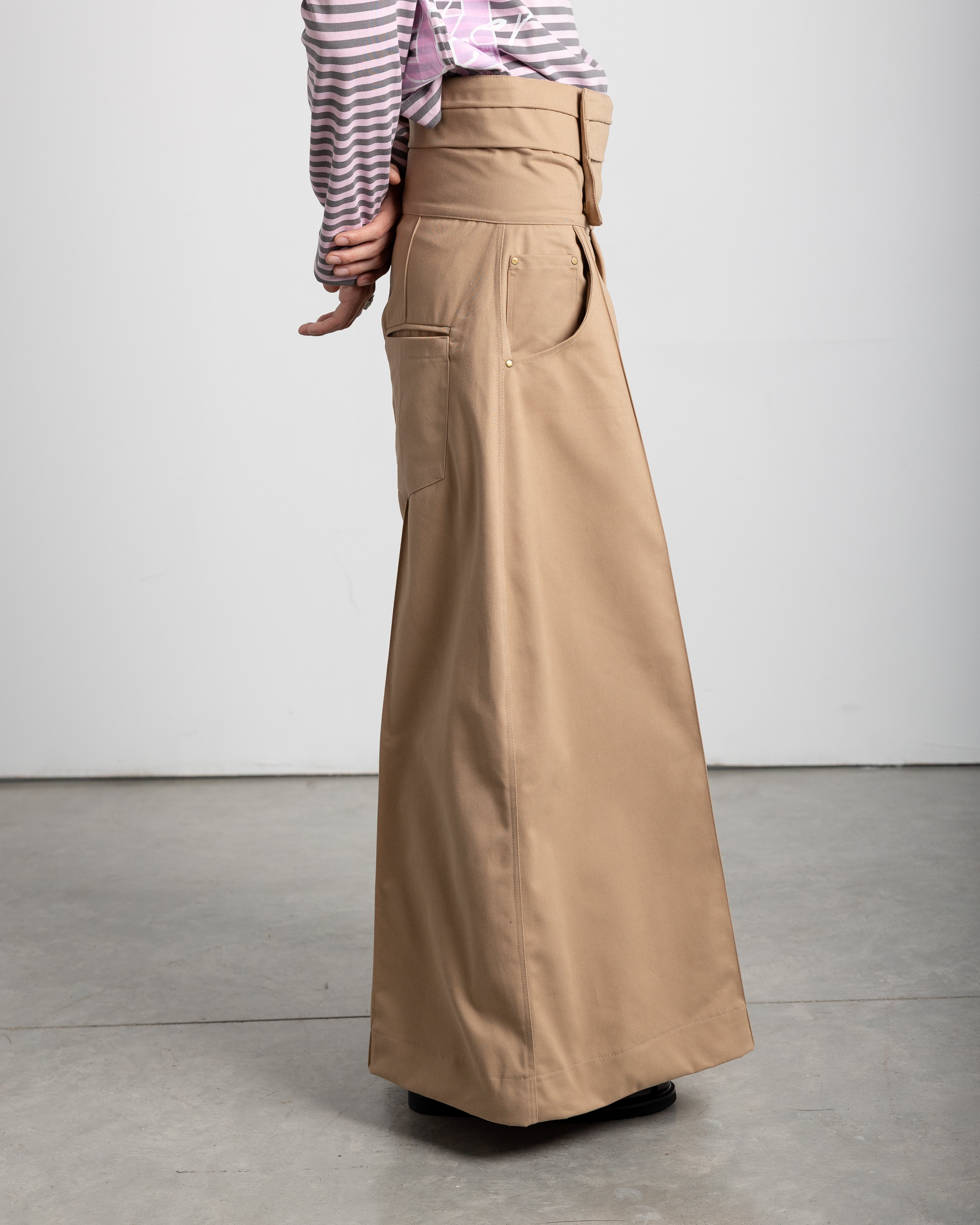 BEIGE SUIT PANTS