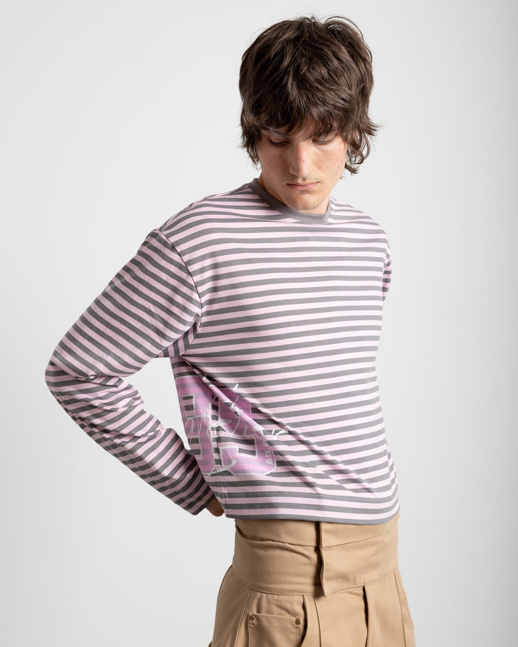 LONG-SLEEVED STRIPED T-SHIRT