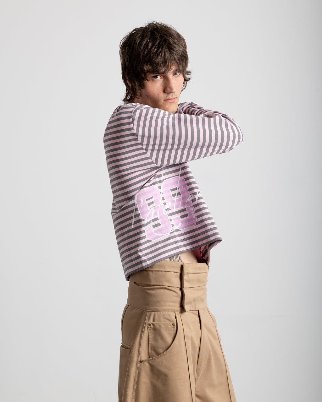 LONG-SLEEVED STRIPED T-SHIRT